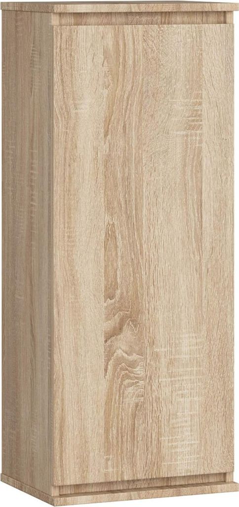 Hängeschrank – Wandvitrinen – Wandschrank – CLP – 40 cm – Sonoma Eiche – CLP – Zeitlose Vitrine mit Tür und drei Fächern