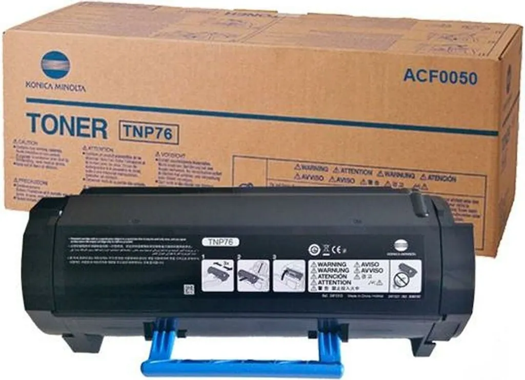 Toner Konica Minolta Originale TNP76K ACF0050 Nero 12000 Pagine