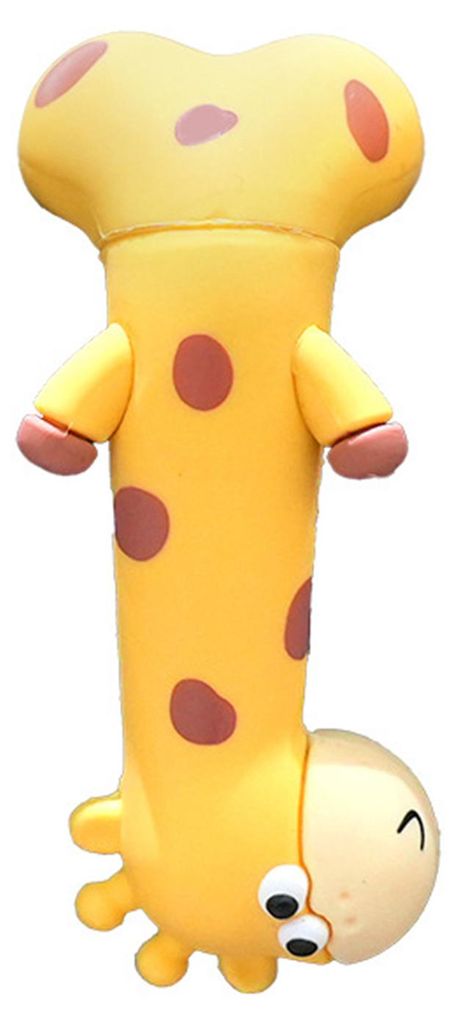1/4 Stück Cartoon-Giraffenfigur Computermonitor-Dekoration, liegende Schweine-Enten-Statue, Tierskulptur, Heim-, Büro- und Auto-Armaturenbrett-Or...