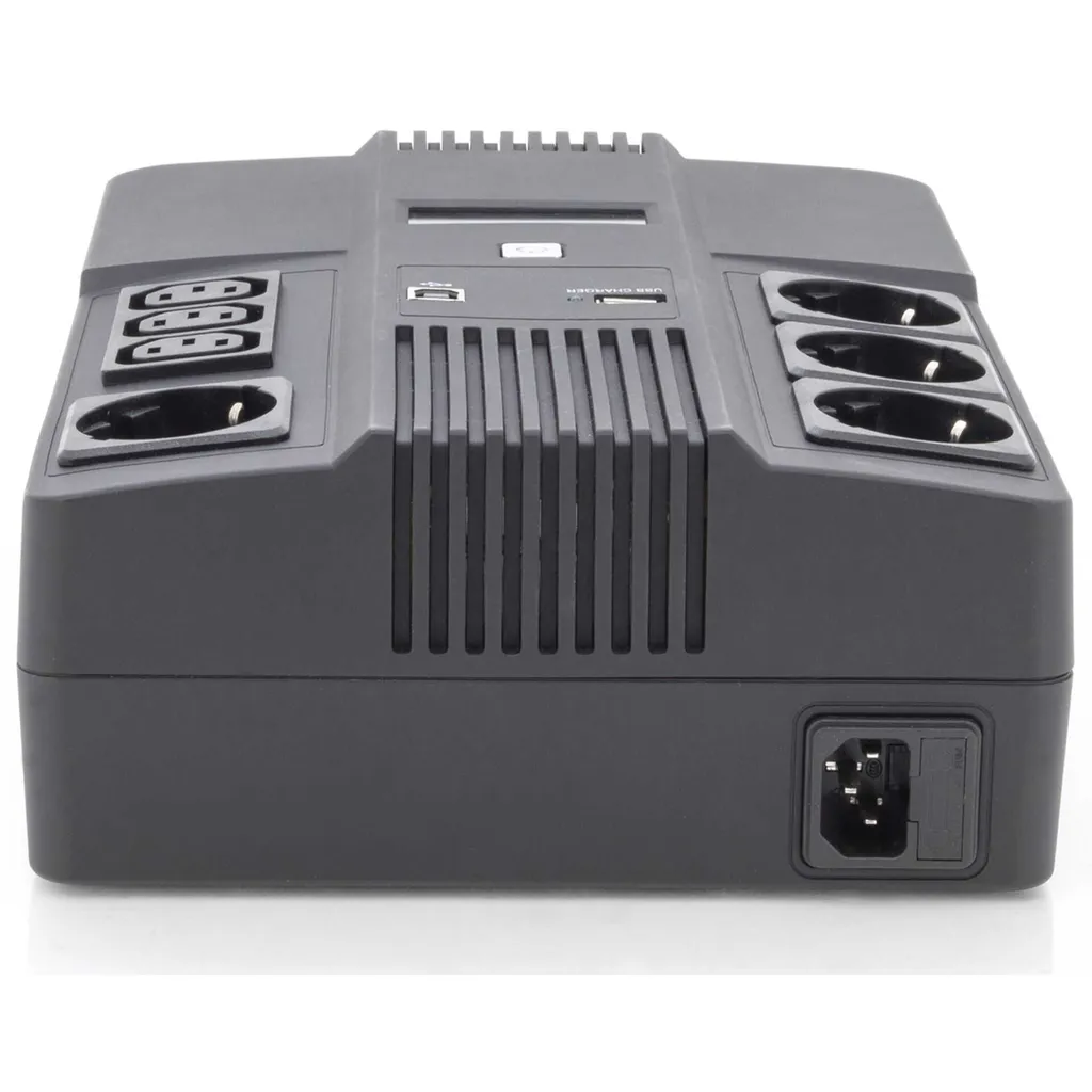 DIGITUS Unité d'Alimentation Sans Interruption UPS 600VA 360W LED