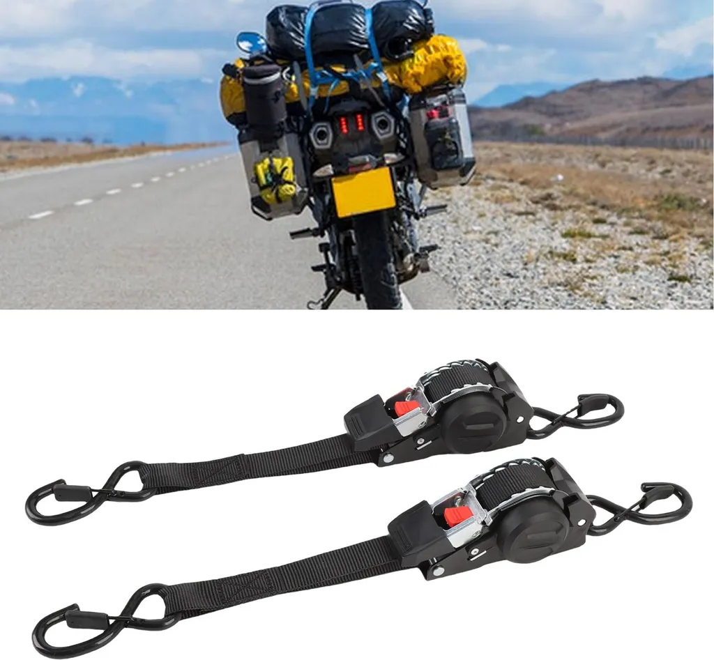 Sangle auto-rétractable contre les nœuds - Fixation rapide 1760 lbs - x2 - 3