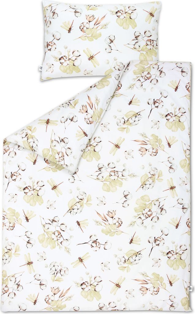 Pepi Baby Bettwäsche - 120x90 mit Kissenbezug 60×40 - 100% Baumwolle Antiallergisch - Kinderbettwäsche Babybettwäsche - Boho Dreams