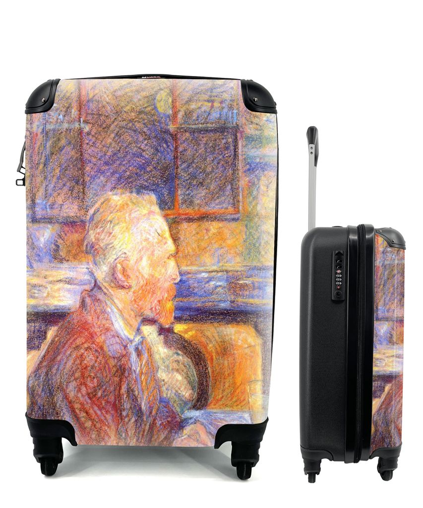 MuchoWow® Koffer Handgepäck Trolley Rollkoffer Kleine Produktbild 