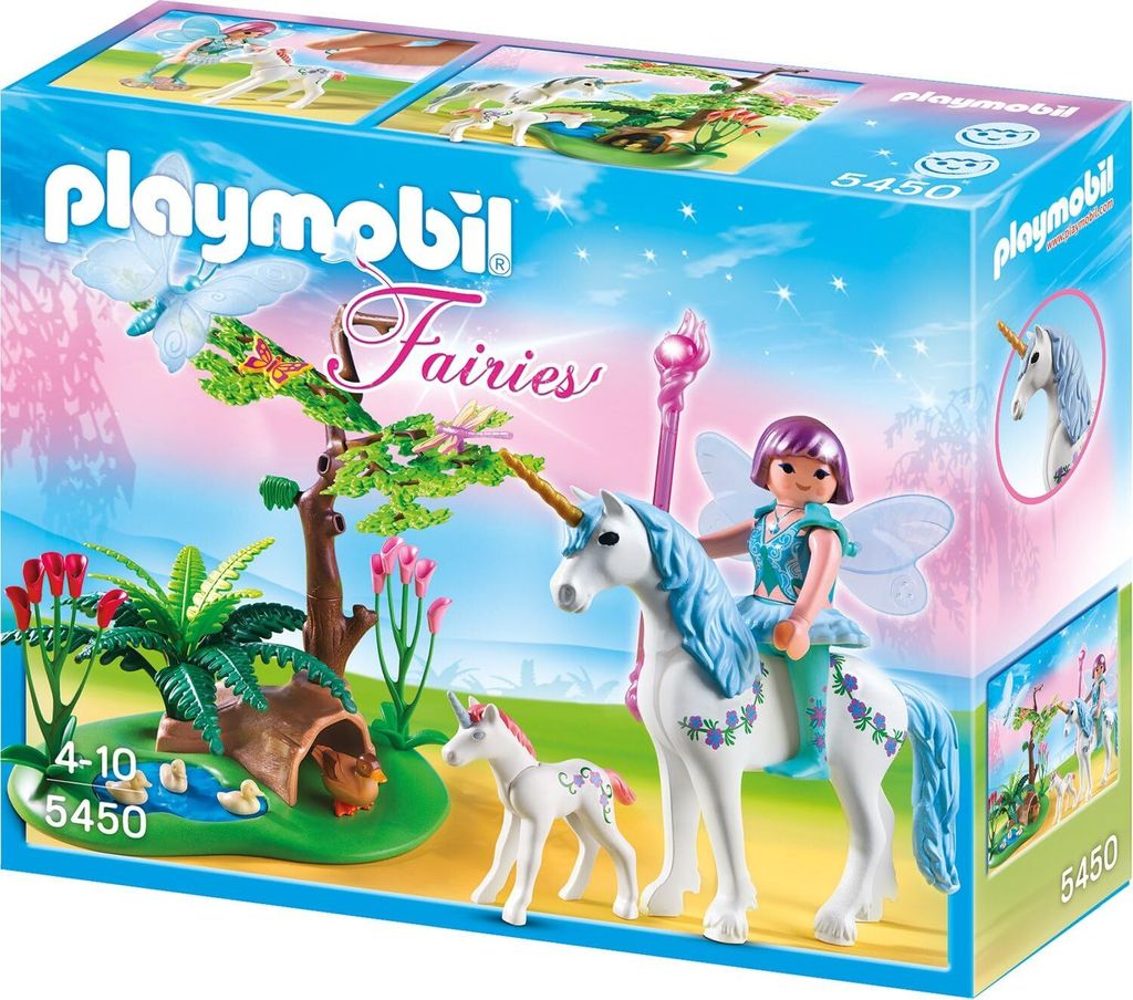 PLAYMOBIL 5450 Fee Aquarella auf der Einhorn - Lic