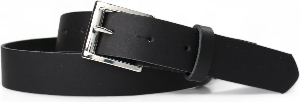 FRONHOFER Gürtel Anzuggürtel 3 cm, 100% Leder, einlagig Herrengürtel schwarz