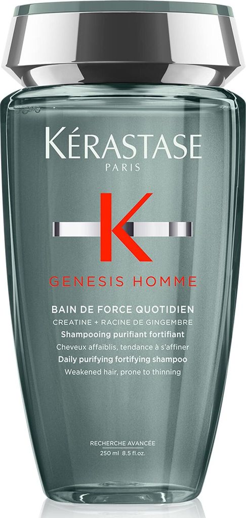 Kérastase Genesis Homme Champú Fortificante Diario, 250 ml Imagen del producto 