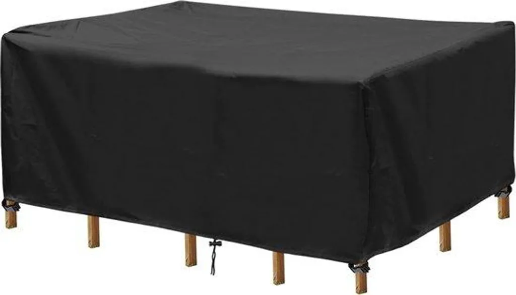 Protection d'hiver pour mobilier de jardin - Housse PVC grise 242cm