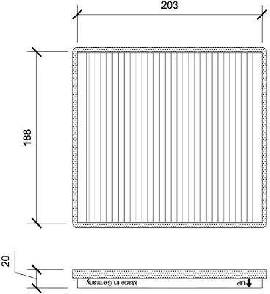 DIEDERICHS DCI1200 Innenraumfilter Pollenfilter für CHEVROLET SPARK (M300) Aktivkohle