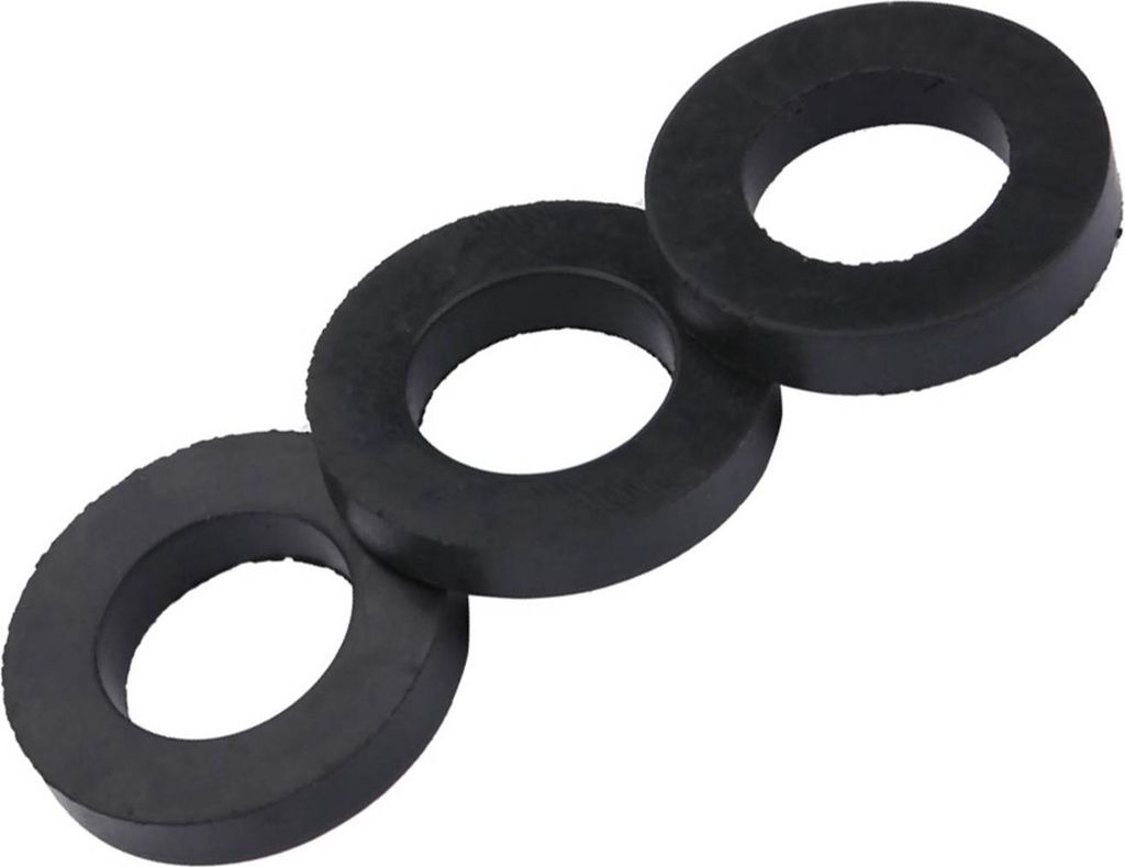 12pcs Unterlegscheibe Ring Dusche Wasserhahn Wasserleitung Gummi Ersatz für die Abdichtung (1/2")