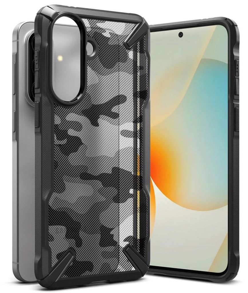 Custodia Ringke Fusion X per Samsung Galaxy A57 5G - nera e Immagine del prodotto 