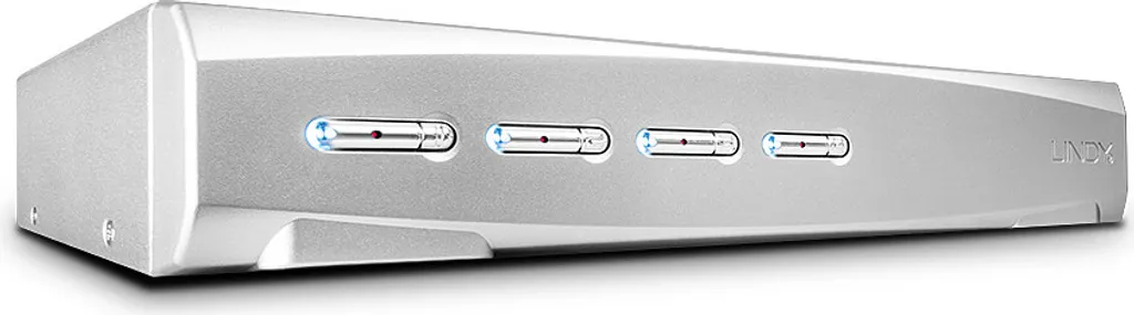 Gérez 4 PC sans latence avec le Switch KVM Lindy DisplayPort 1.2 et TTU