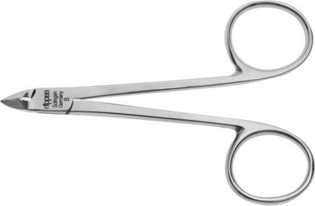 Nippes Präzisions-Hautzange Nr.8, 100 mm, Scherenform für Produktbild 