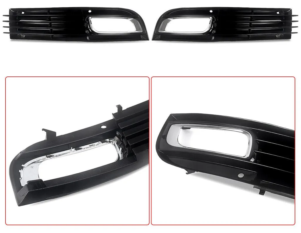 Remplacement Grille Phare Antibrouillard Audi A8 D3 pour Rénovation