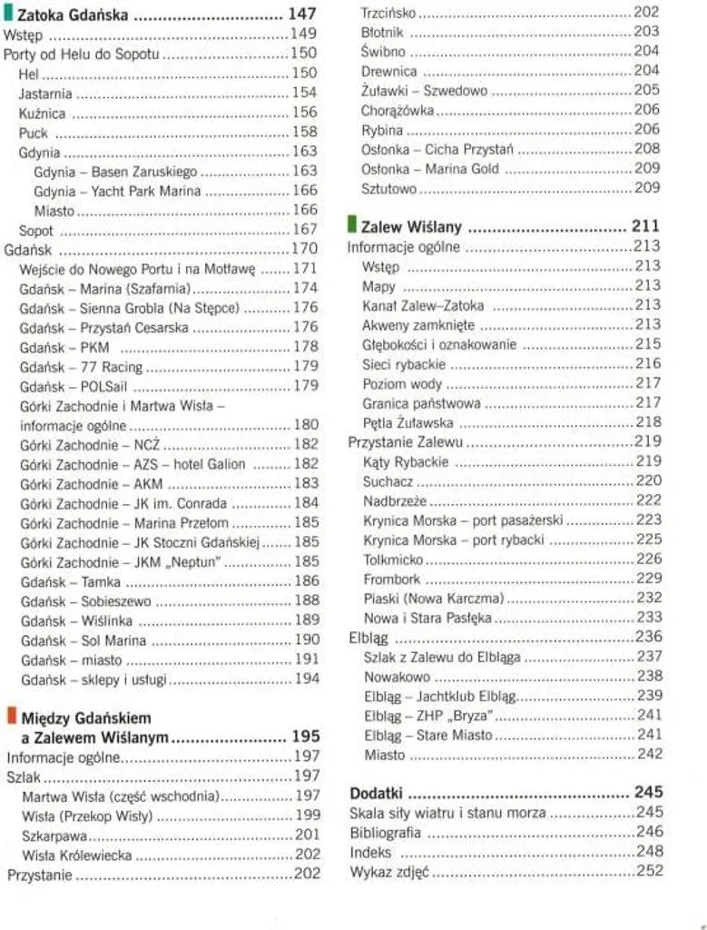 Guide de navigation Polnische Ostseeküste avec plans de ports Mer - 4