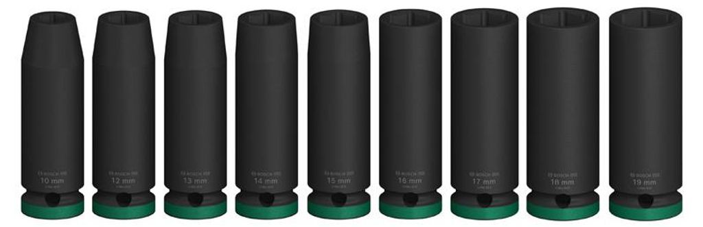 PRO Impact Steckschlüsselsatz Set, 1/2", tief, 9-tlg. Produktbild 