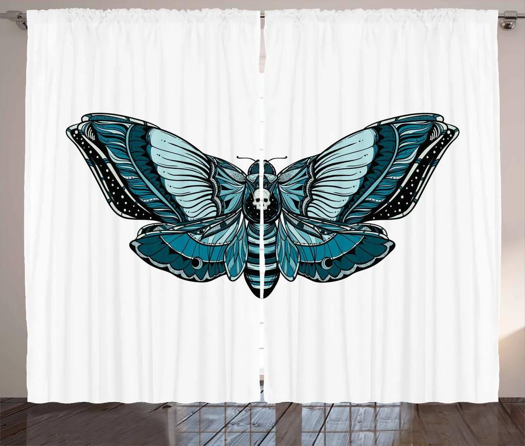 ABAKUHAUS Tod Moth Tenda Rustica 280x175 cm | Soggiorno Azzurro