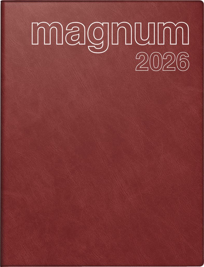 rido idé Buchkalender "magnum Catana" 2026 weinrot Produktbild 