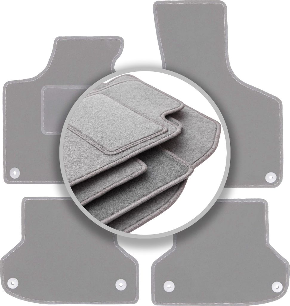 Tapis de sol gris pour : Audi A3 8P berline, Sportback, Image du produit 