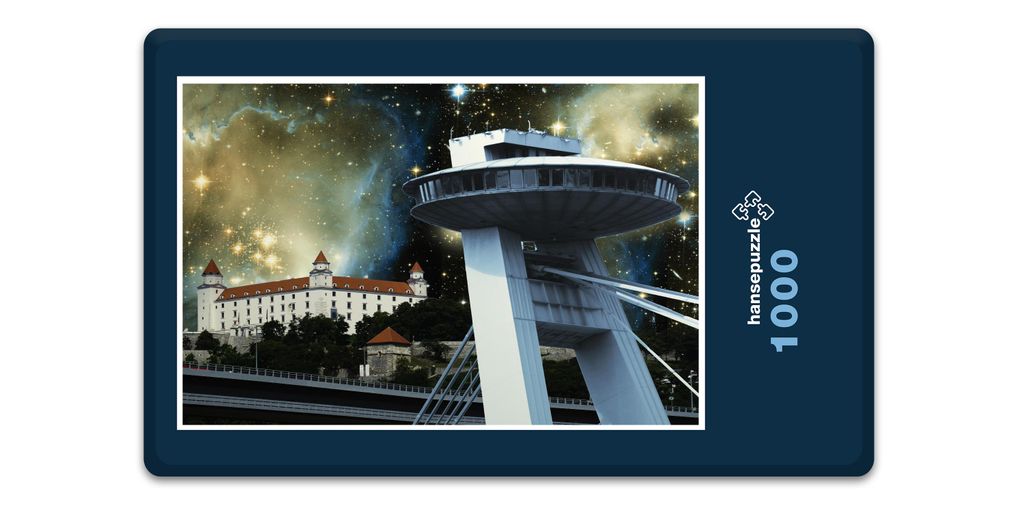 hansepuzzle 15212 - Bratislava Puzzle, 1000 Teile, Orte, 60,0 x 46,0cm mit hochwertiger Aufbewahrung, Kartonbox und wiederverschließbarem Beutel