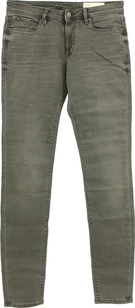 33073 EDC by Esprit, Low Rise Skinny, Damen Jeans, Stretchdenim, grey used, W 27 L 32
