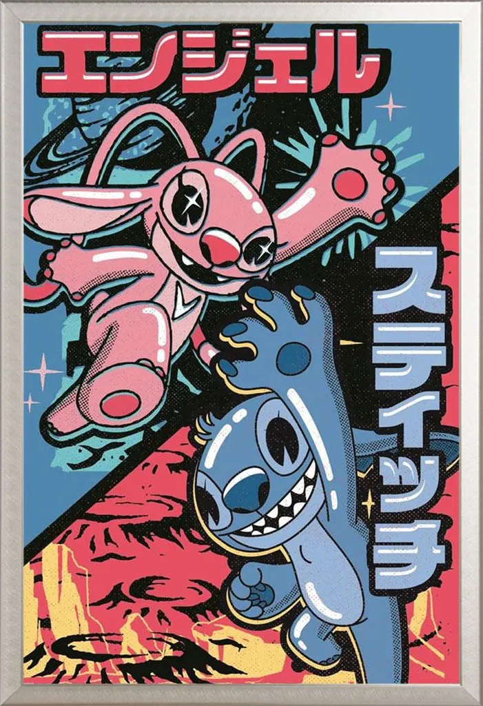 Cadre Photo Stitch Disney Incassable en Aluminium et Acrylique Shinsuke®