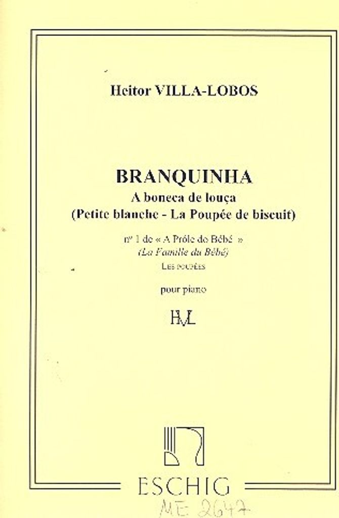 A Prole Do Bebe No. 1 Les Poupees Piano 1, Braquinha, Petite Blanche