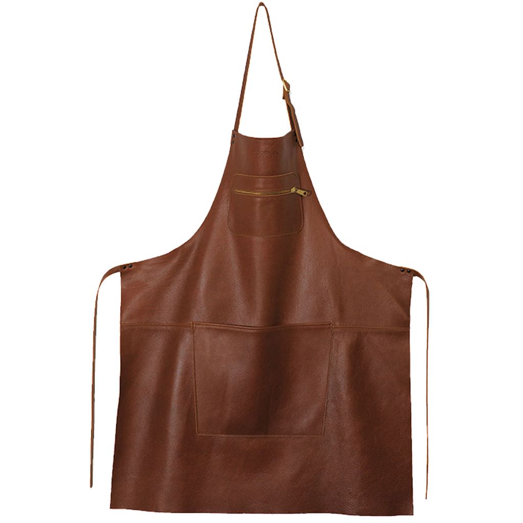 Dutchdeluxes Amazing Aprons Leder Schürze Grillschürze Küchenschürze Barbecueschürze in braun