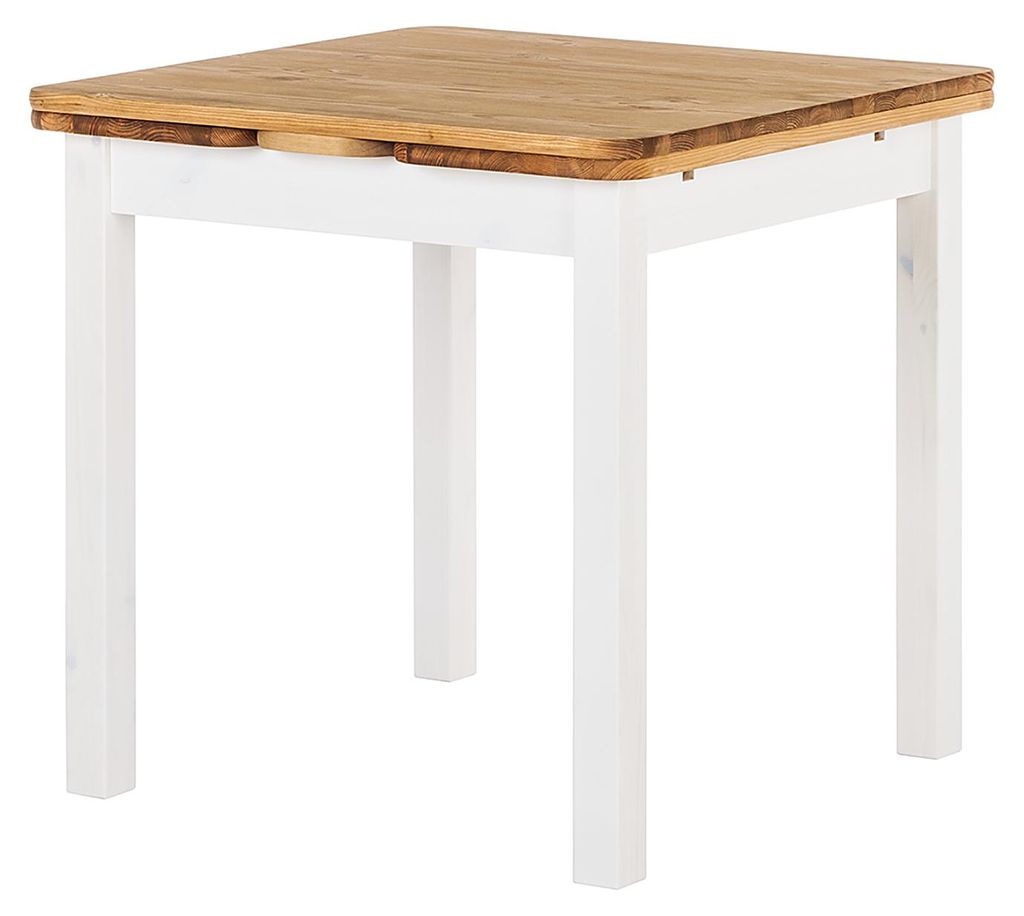 home24 Esstisch mit Ansteckplatten - Kiefer Massiv Produktbild 