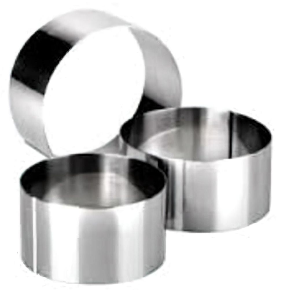 Stampo ad anello Ibili in acciaio inox 12x6 Cm Taglia unica Immagine del prodotto 