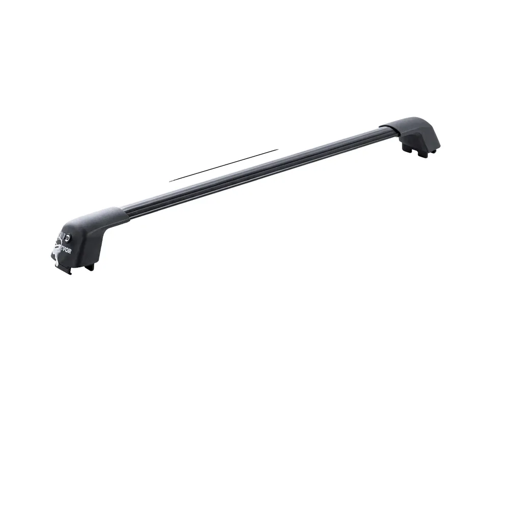 Barres de toit 120 cm avec verrouillage de sécurité et fixation réglable