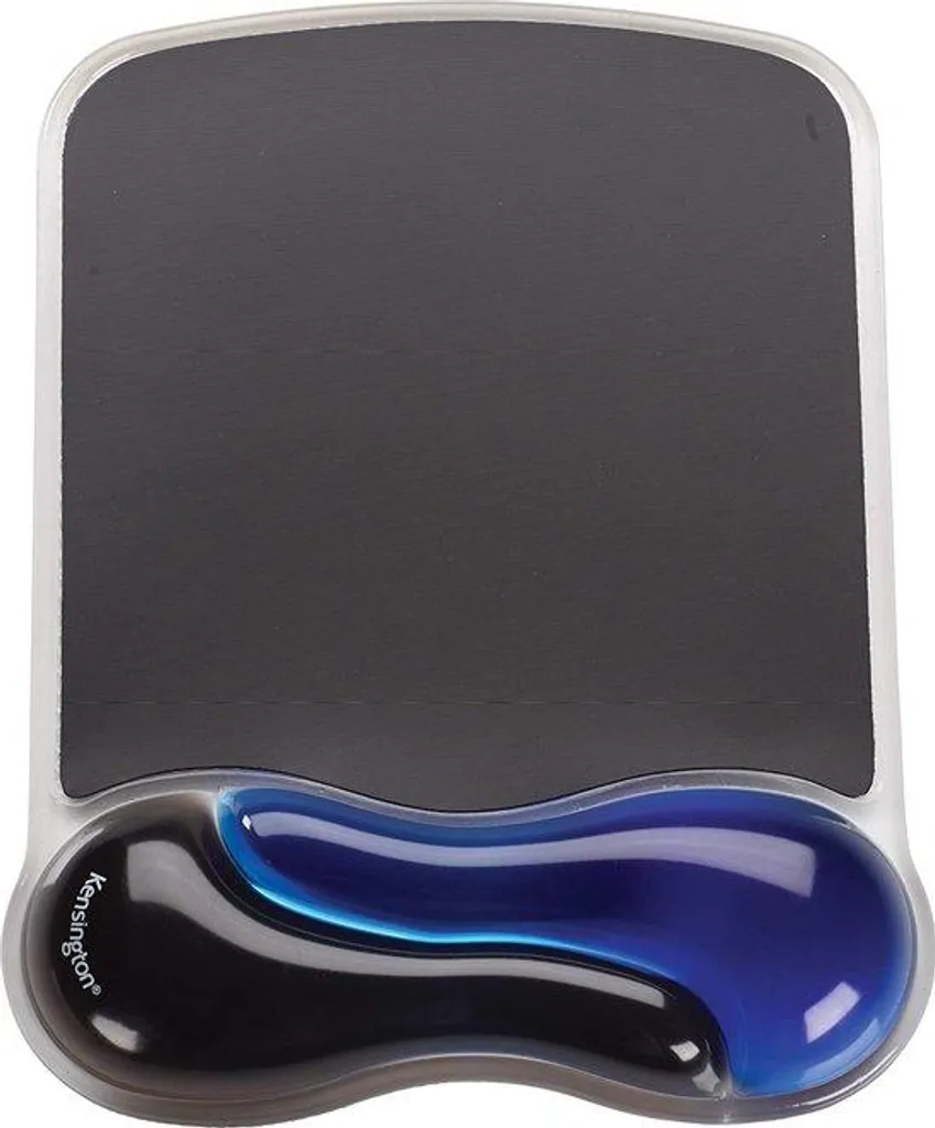 Tapis de souris à gel bleu ondulé pour détection optique haute précision