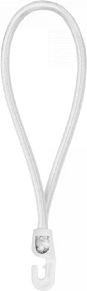 Spanngummi mit Haken in Weiß 40 cm