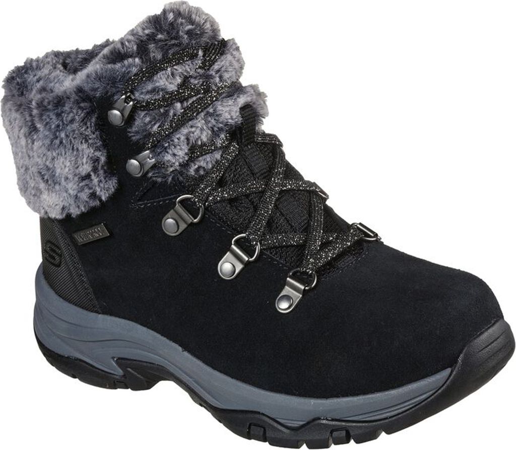 Skechers Trego - Falls Finest - Schwarz Veloursleder Größe: 39 Normal