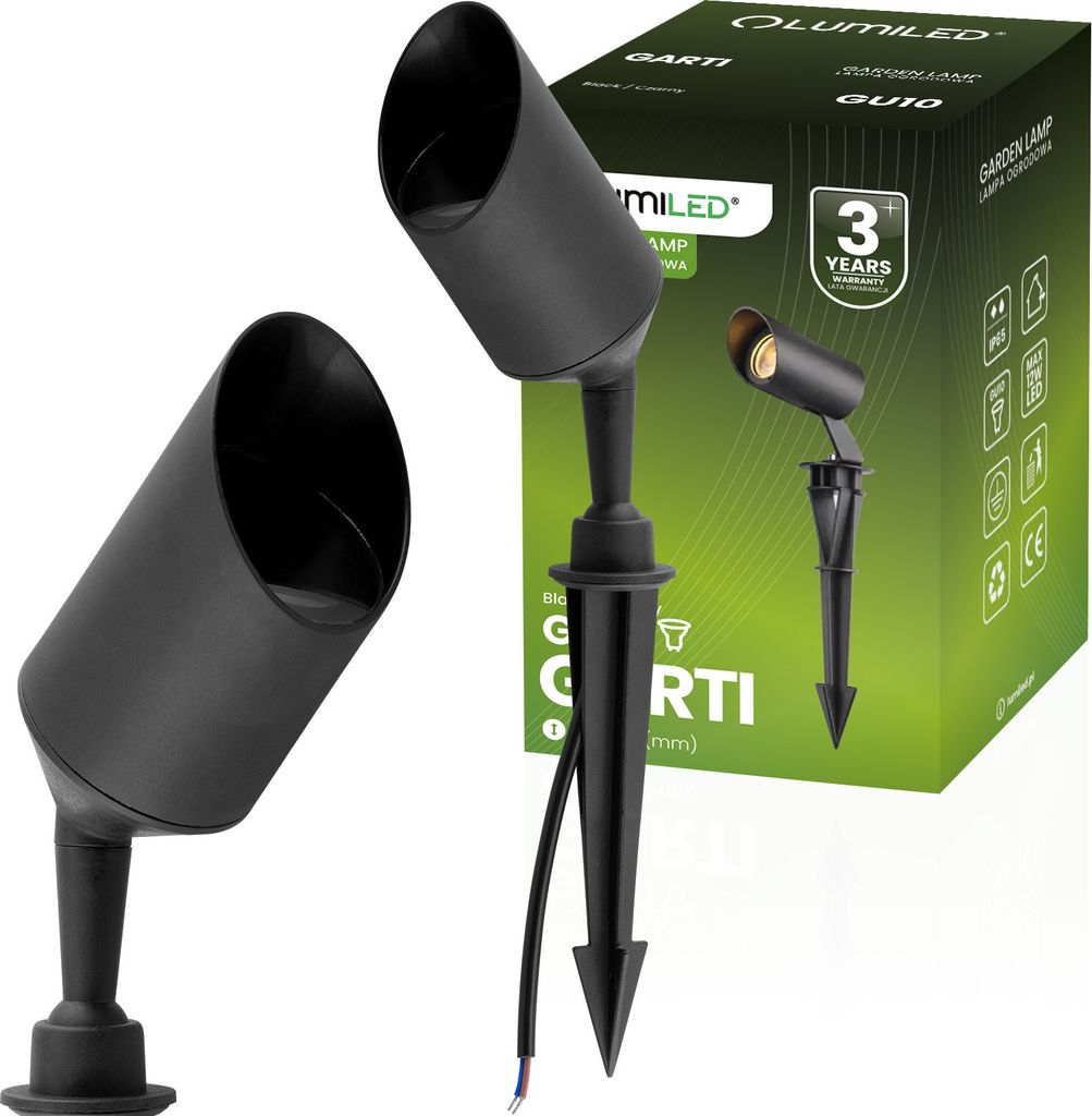 LUMILED zewnętrzna lampa ścieżka 230V GU10 zewnętrzna lampa Zdjęcie produktu 