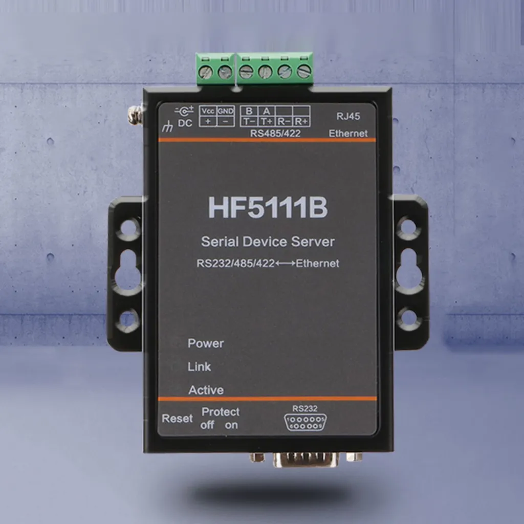 Serveur de Périphériques Série vers Ethernet RJ45 pour Réseau LAN - 4