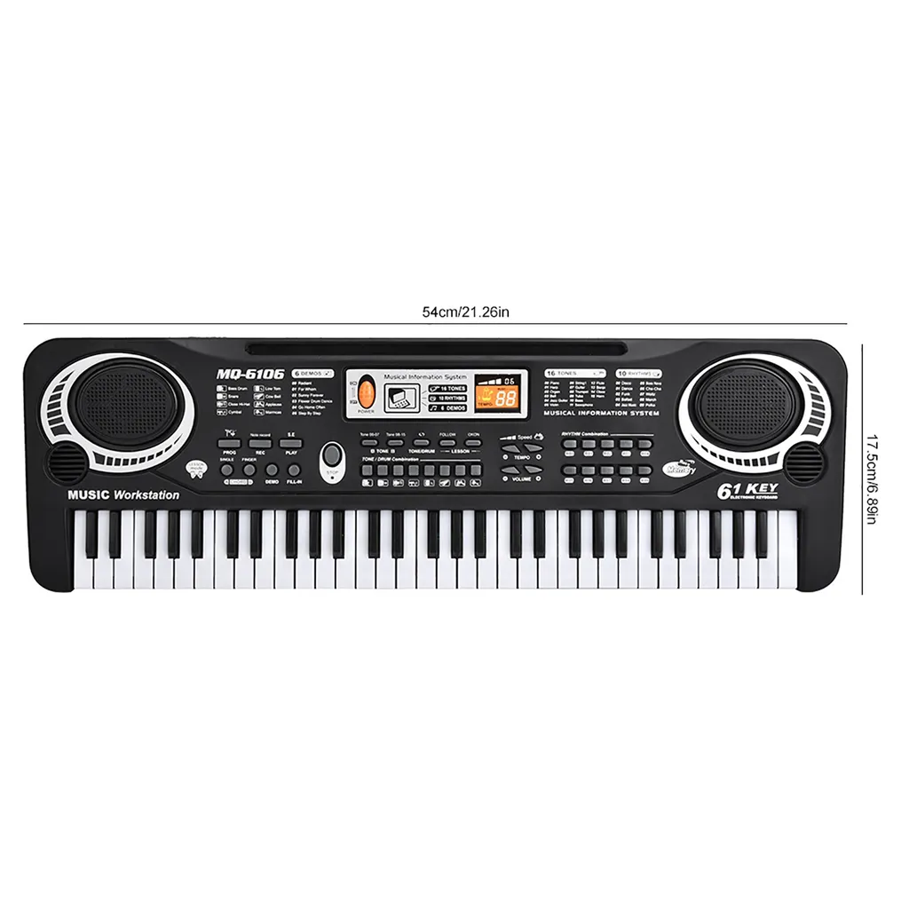 Clavier numérique 61 touches avec micro pour enfant éveil musical - 6