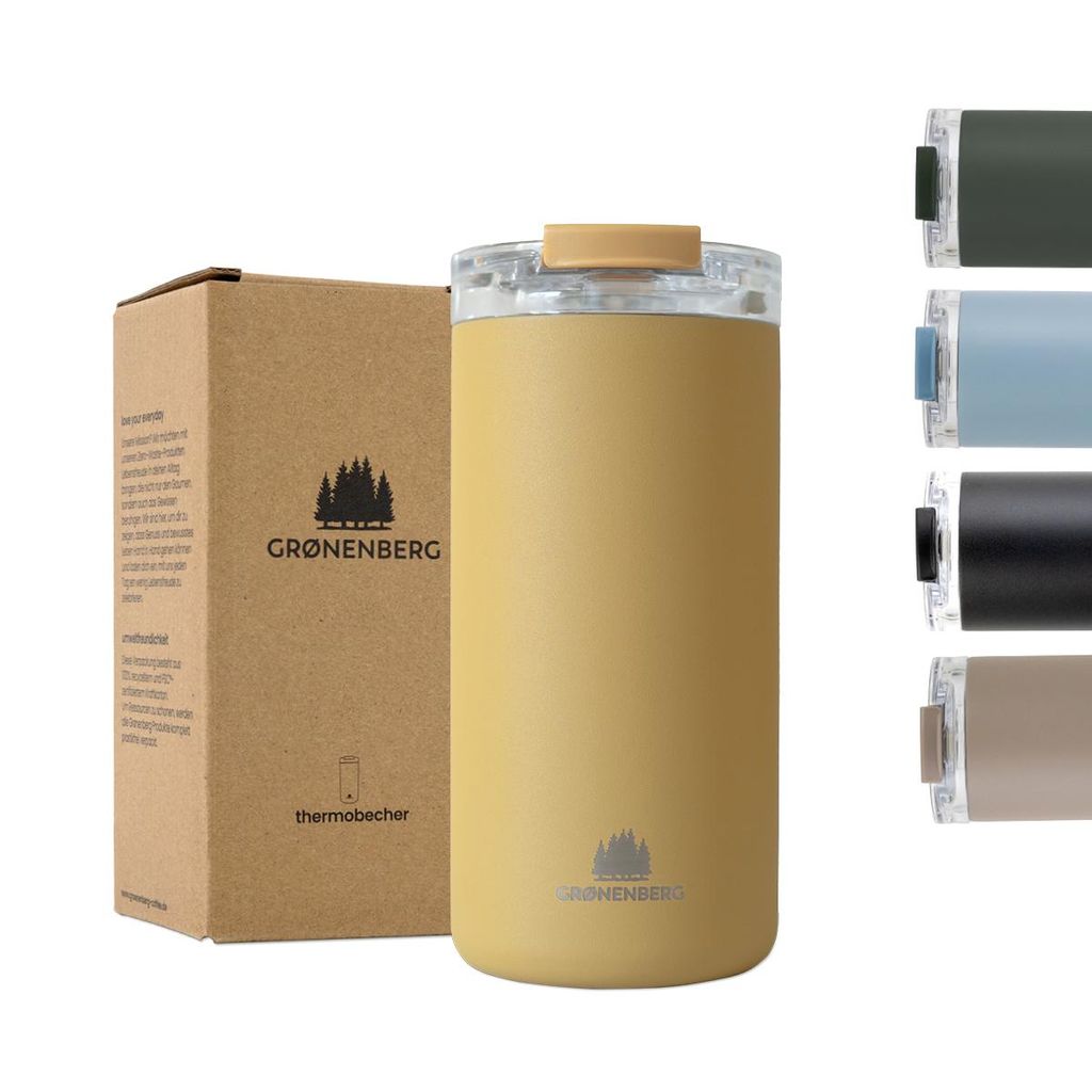 Groenenberg Thermobecher 473ml, mustard | Kaffeebecher to Produktbild 
