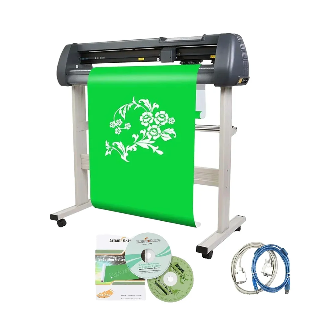 Plotter de découpe vinyle pour création de stickers et flocage T-shirt