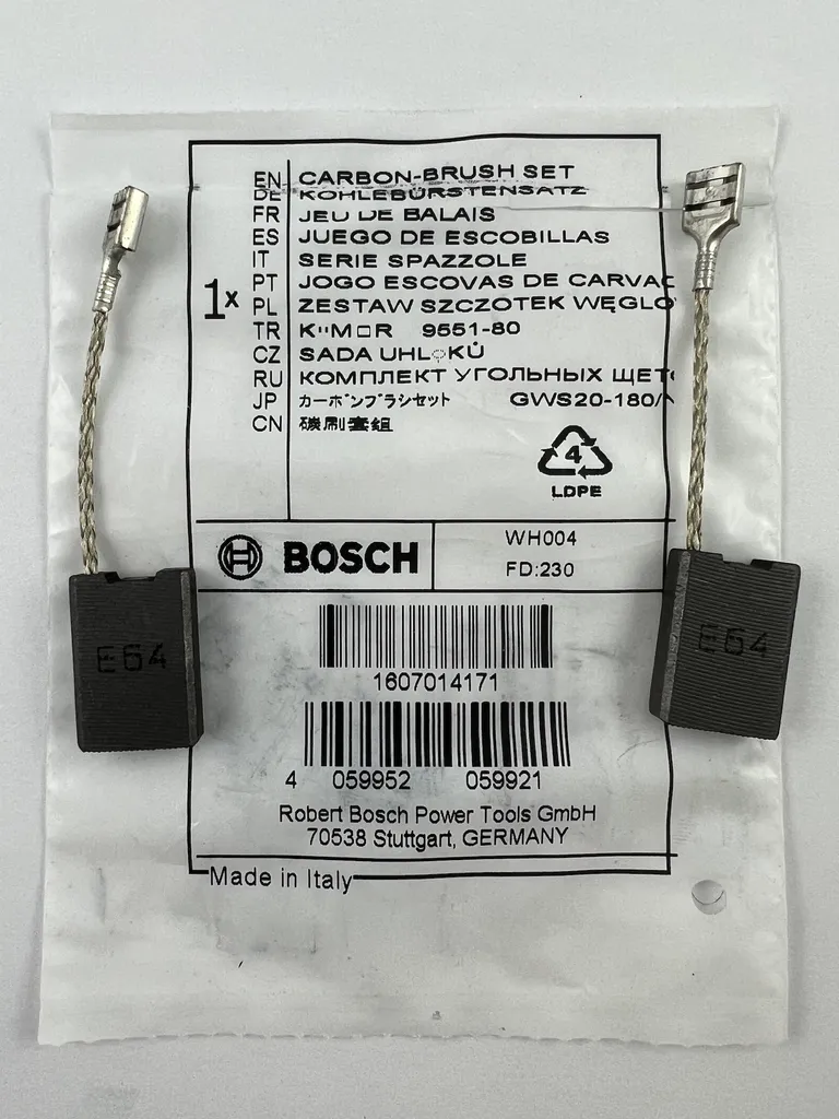 Ricambio Bosch 1607014171 Spazzole di Carbone - Consegna Immediata