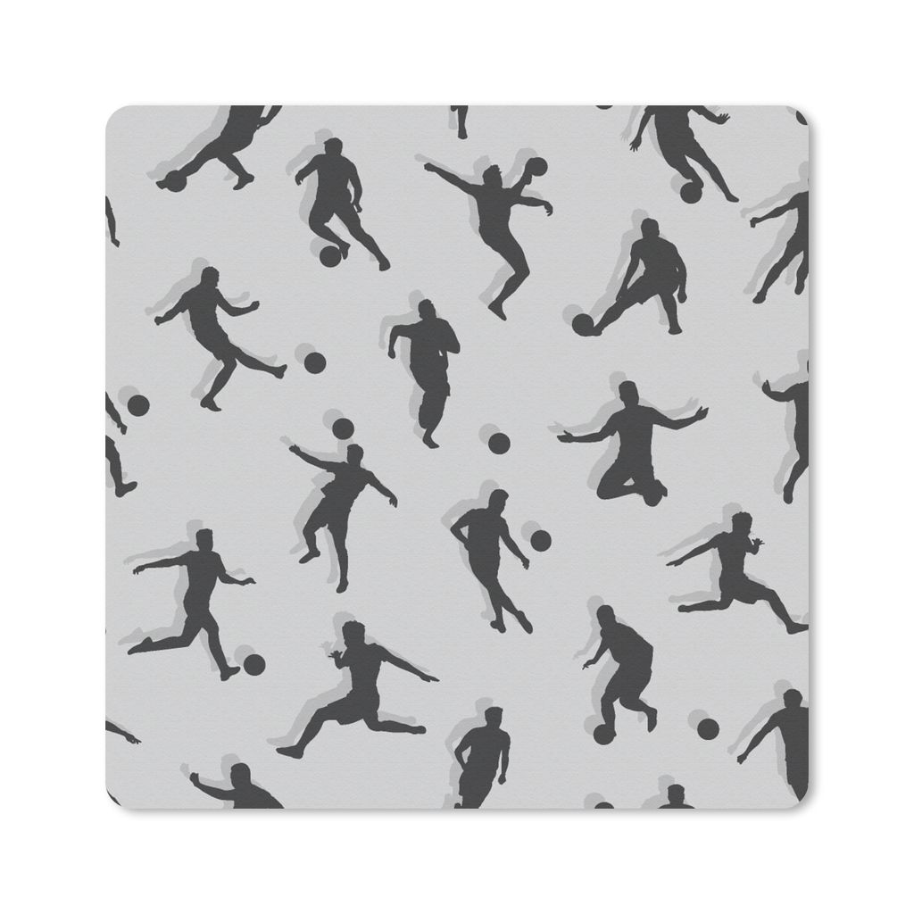 MuchoWow Mauspad Mousepad Fußball - Sport - Muster 30x30 cm - Mousepads - Maus Mat - Pad - Mausunterlage - Gaming