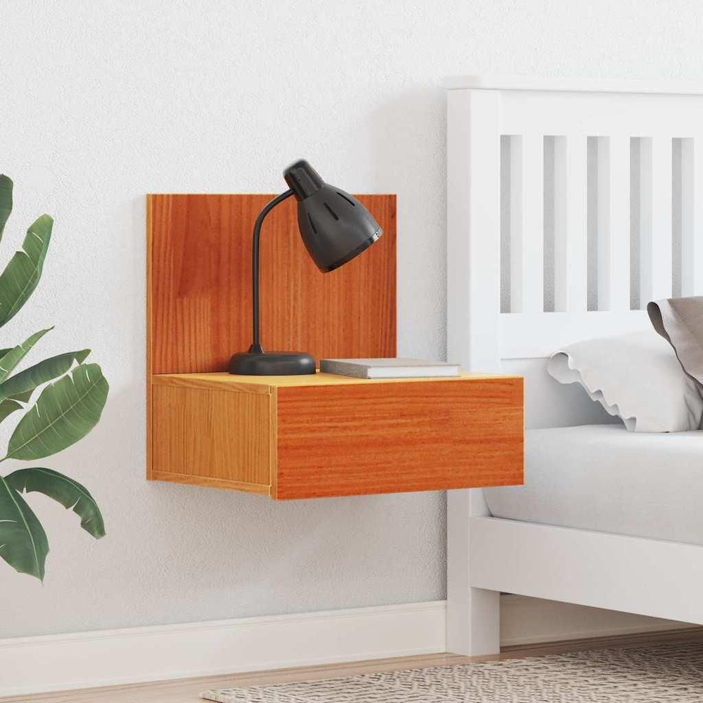 Maison Exclusive - Nachttisch Wachsbraun 42 x 32,5 x 40 cm Massivholz Kiefer