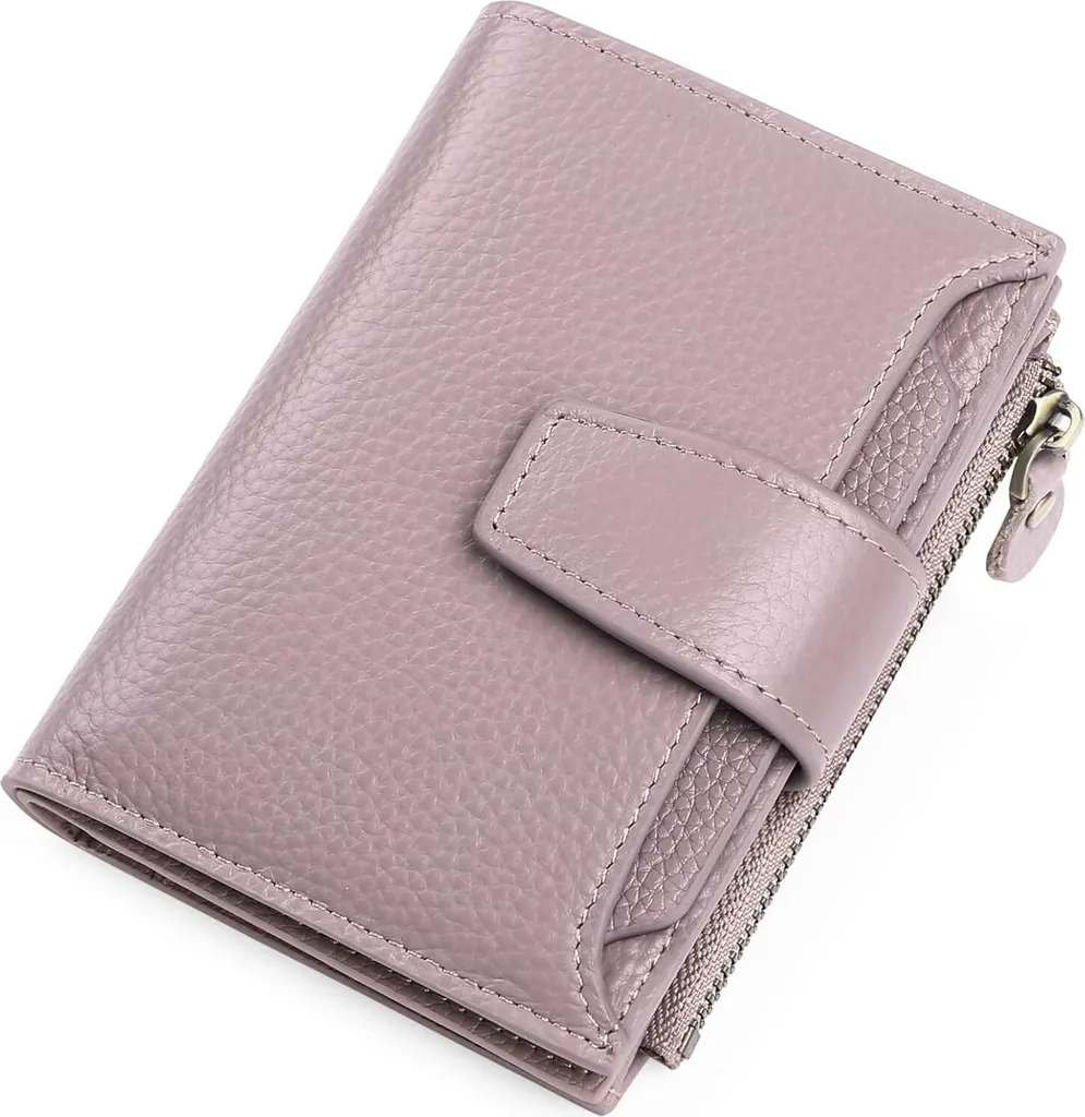Mini Portafoglio Donna Pelle RFID: Eleganza Compatta e 14 Tasche Carte
