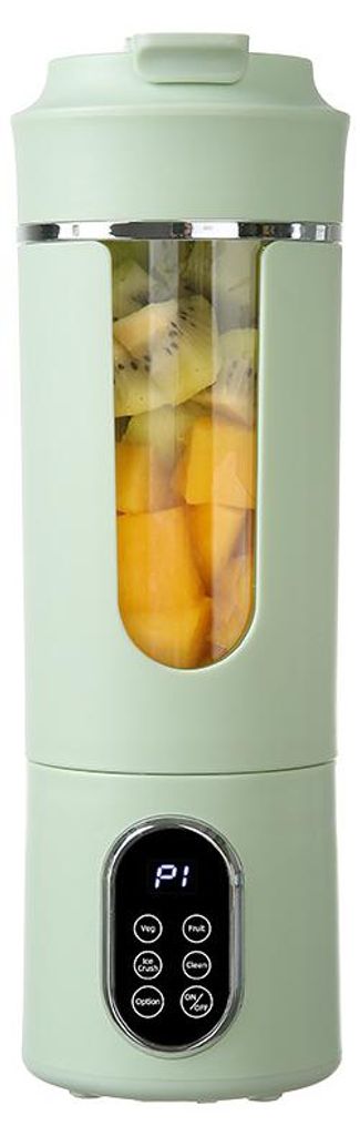530 ml tragbarer Mixer & USB Juicer, Mini Blender mit 12 Klingen, Selbstreinigung, 4 Geschwindigkeiten, BPA-frei, Grün