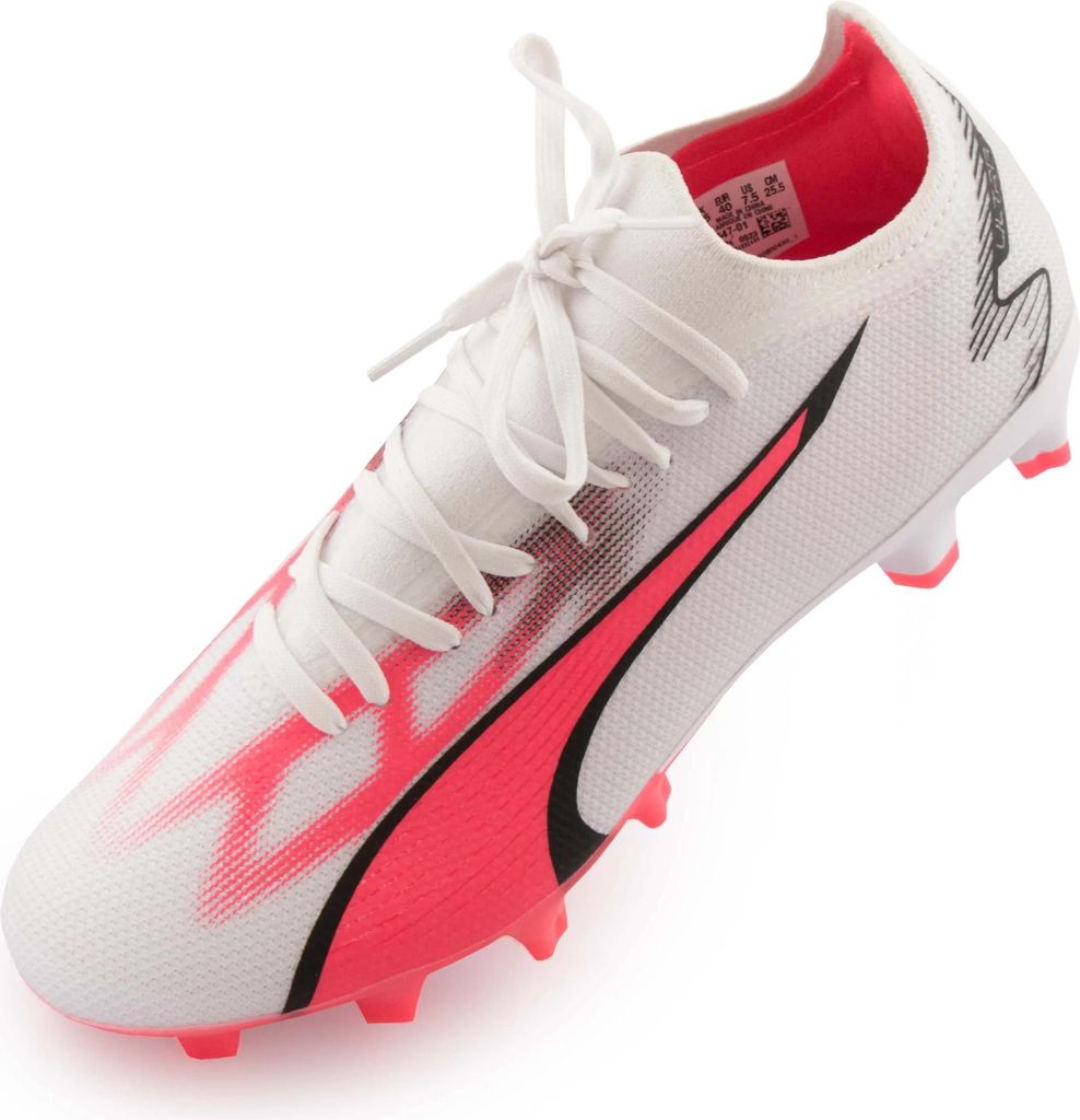 Puma Ultra Match Fg-ag White-black-fire Orchid White - 44 Produktbild 
