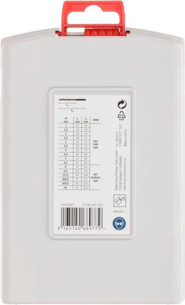 PRO Metal HSS-G Spiralbohrer Set, 19-tlg. Produktbild 