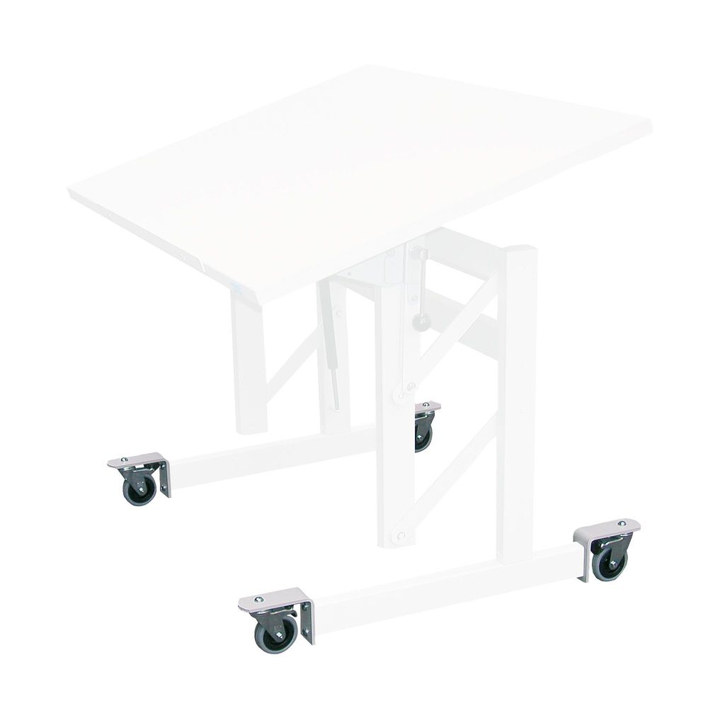 Möckel Drehkranzgelenkrollen-Set für Möckel Therapietische "ergo S" und "ergo SR", Für Neuanschaffung