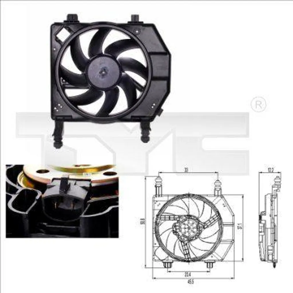 Évitez la Surchauffe avec ce Ventilateur de Radiateur Fiesta OE 1020253