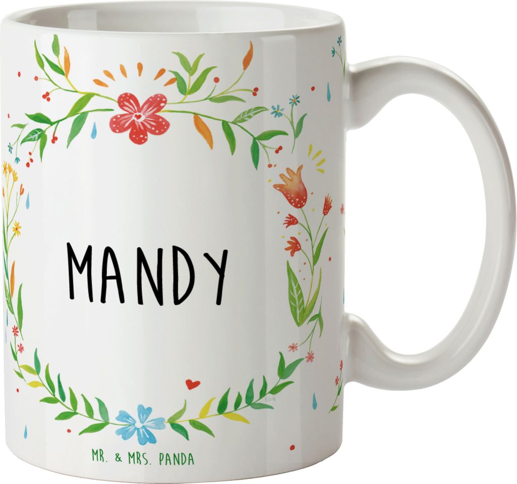 Mr. & Mrs. Panda Kaffeetasse Mandy - Geschenk, Pott, Produktbild 