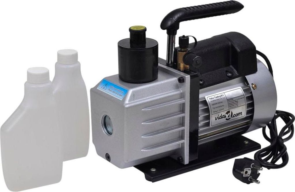 vidaXL Vakuumpumpe 50 L/min 2-Wege-Verteiler-Manometer Klimaanlagen