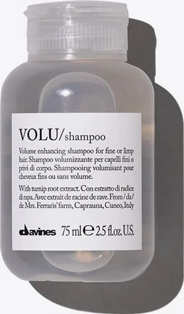 Retrouvez du Volume avec le Shampooing Davines Volu Cheveux Plats 75ml